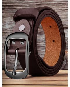 Roadster Black Leather Belt